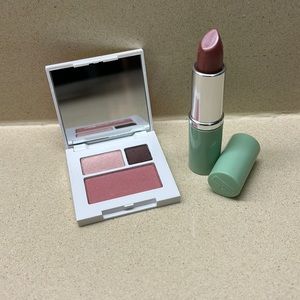 Clinique Lipstick + Blush and Eye Shadow Set
